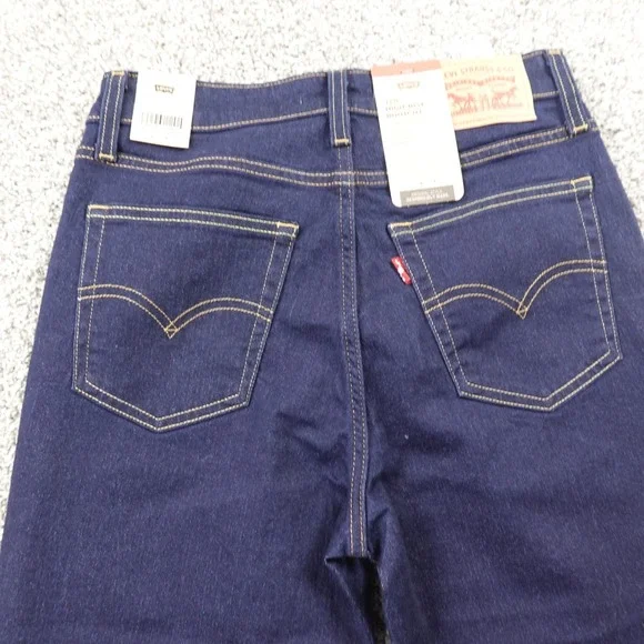 NEW Levis Jeans Womens 27 Blue Denim Pants 725 High Rise Boot Stretch Western - Picture 11 of 15